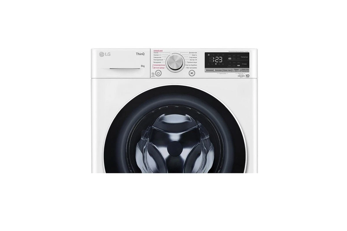 Стиральная машина LG F4V5TS0W с технологией AI DD