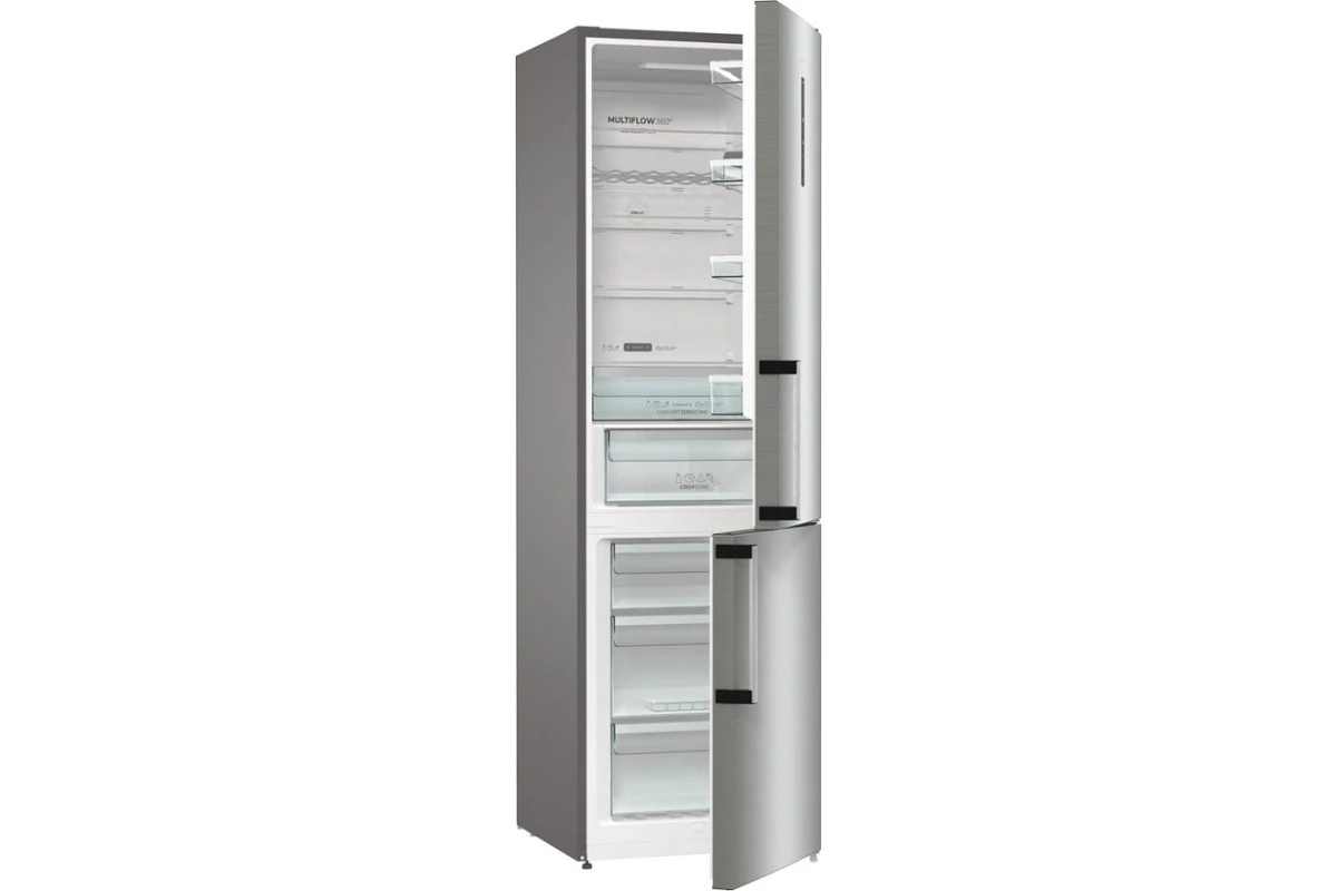 Отдельностоящий двухкамерный холодильник Gorenje NRC6203SXL5