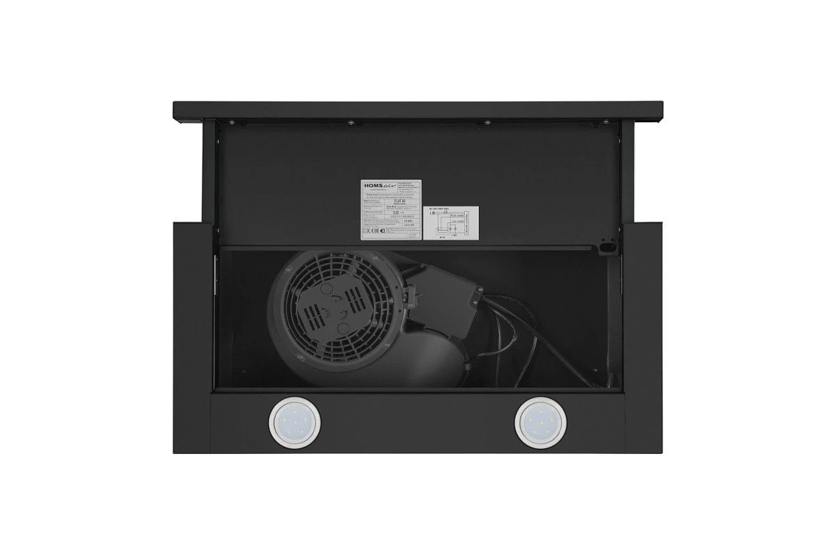 Кухонная вытяжка HOMSair FLAT 60 Glass черный