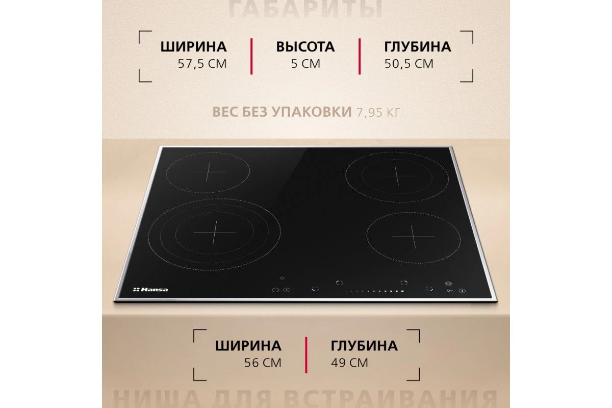Электрическая панель Hansa BHCI96808