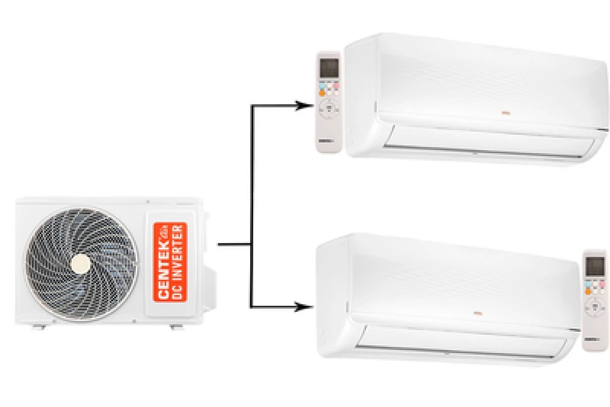 Мульти сплит-система Centek CT-66AM2-H18/4DR3C/CT-66AMWM-H09/4R3B(FX)*2