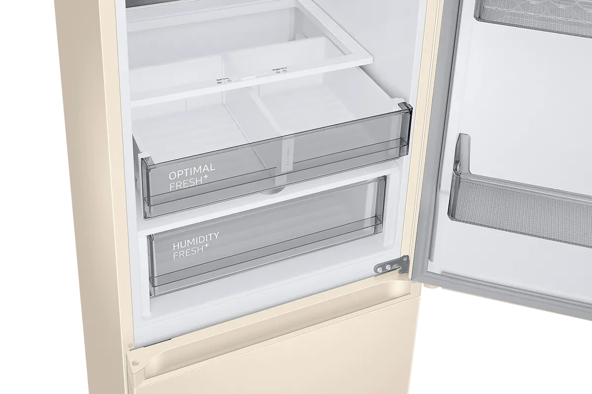 Холодильник Samsung RB36T774F бежевого цвета
