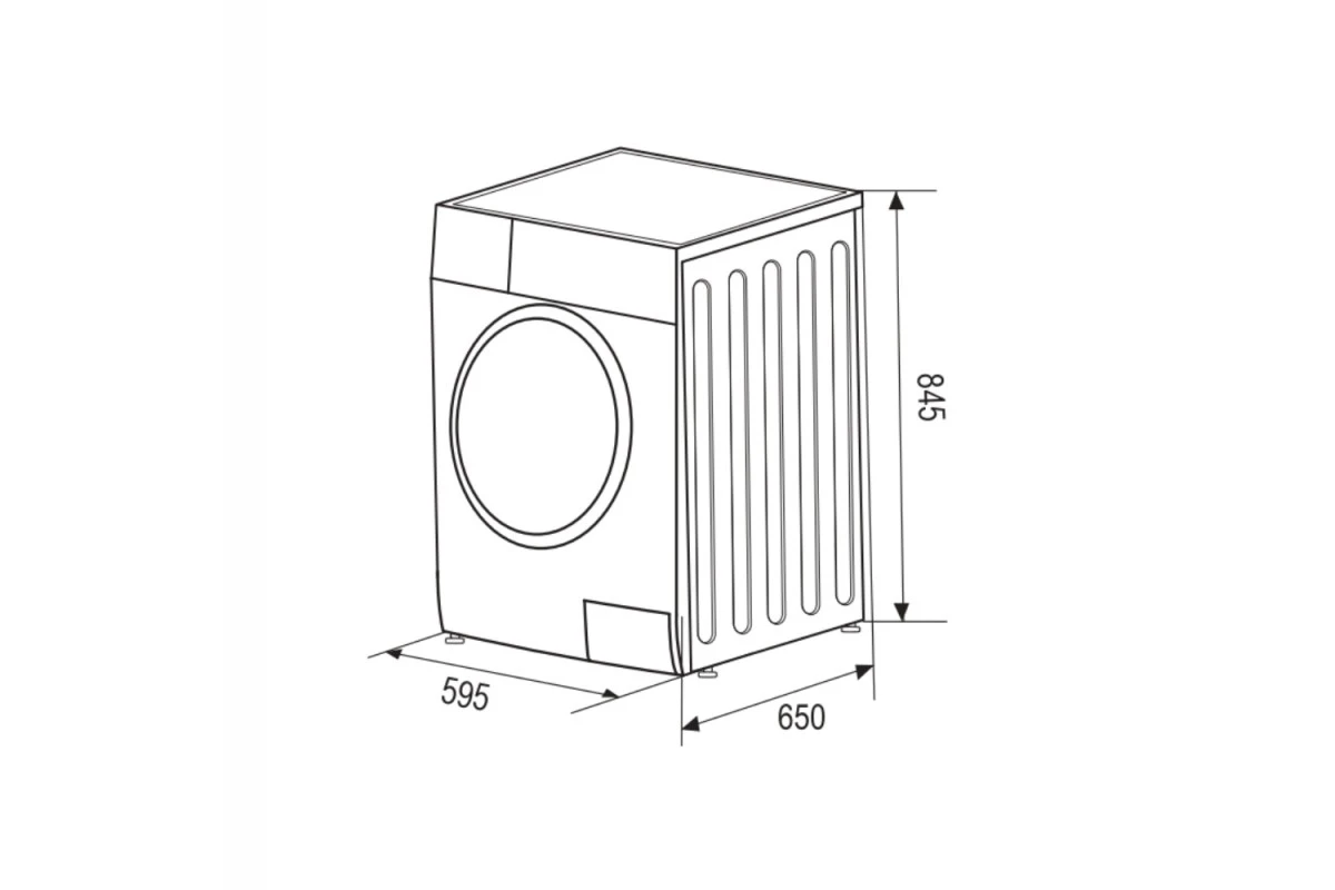 Сушильная машина ZUGEL ZDF81HP Heat Pump