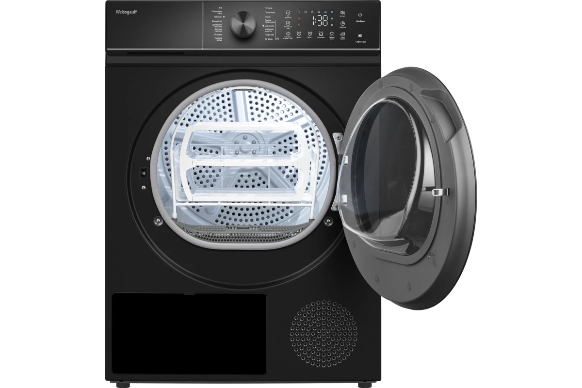 Сушильная машина Weissgauff WD 5910 Heat Pump Matt Black