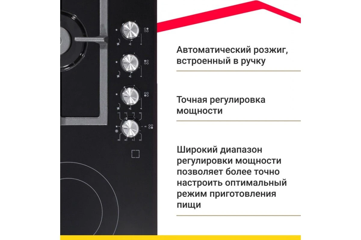 Комбинированная варочная панель Simfer H60H32S516