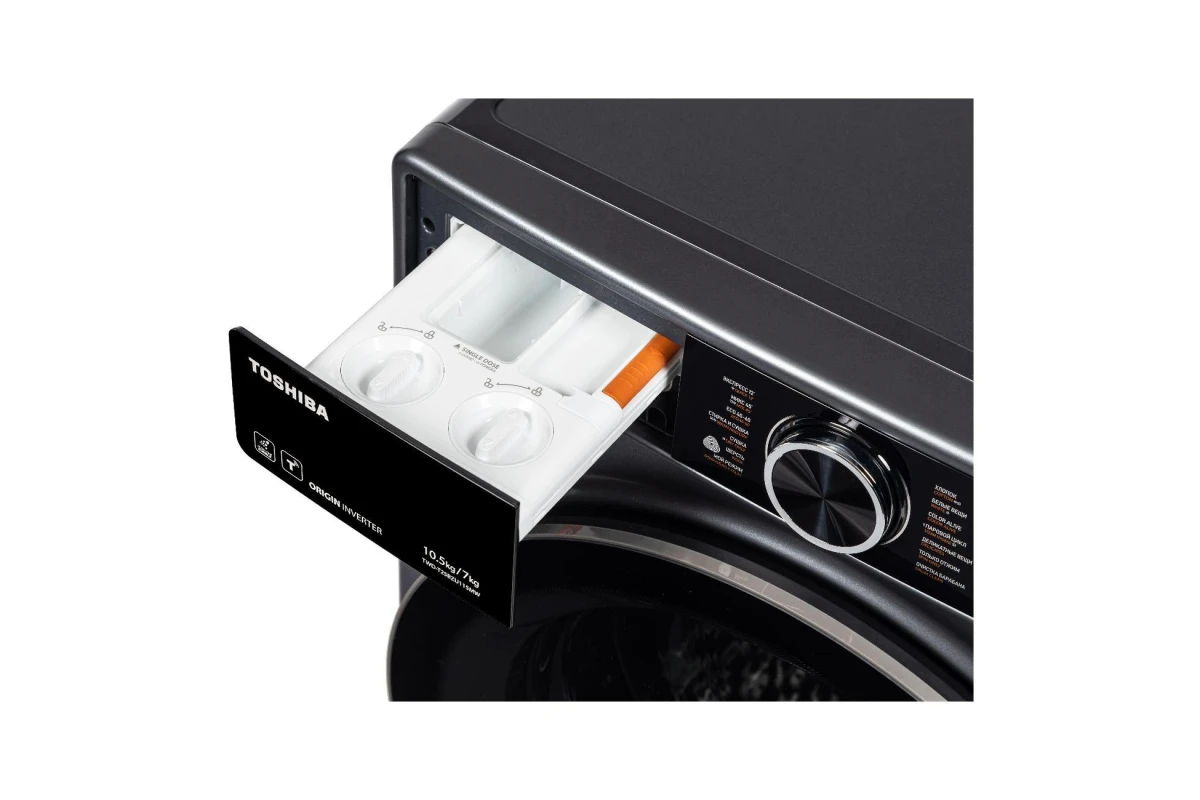 Стирально-сушильная машина Toshiba TWD-T25BZU115MWRU(MG)