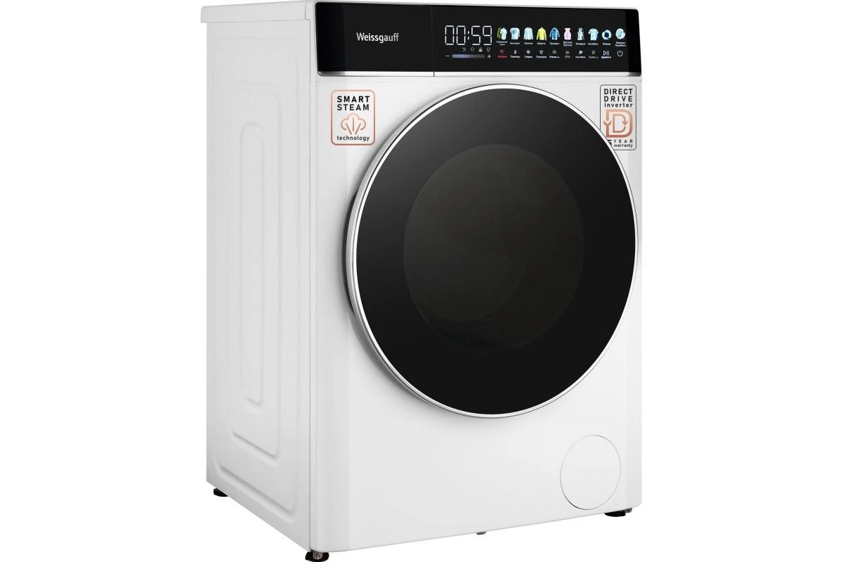 Стиральная машина с прямым приводом Weissgauff WM 58411 Direct Drive Inverter Premium Steam