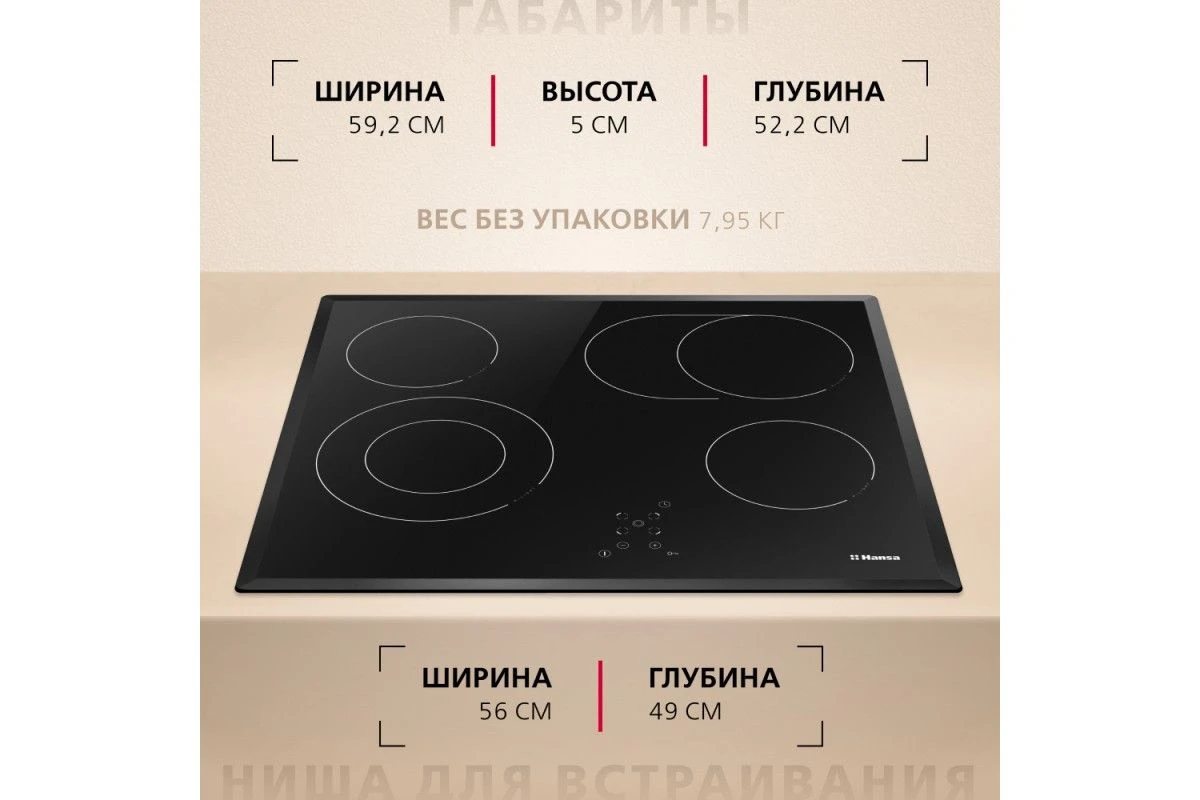 Электрическая панель Hansa BHC66706
