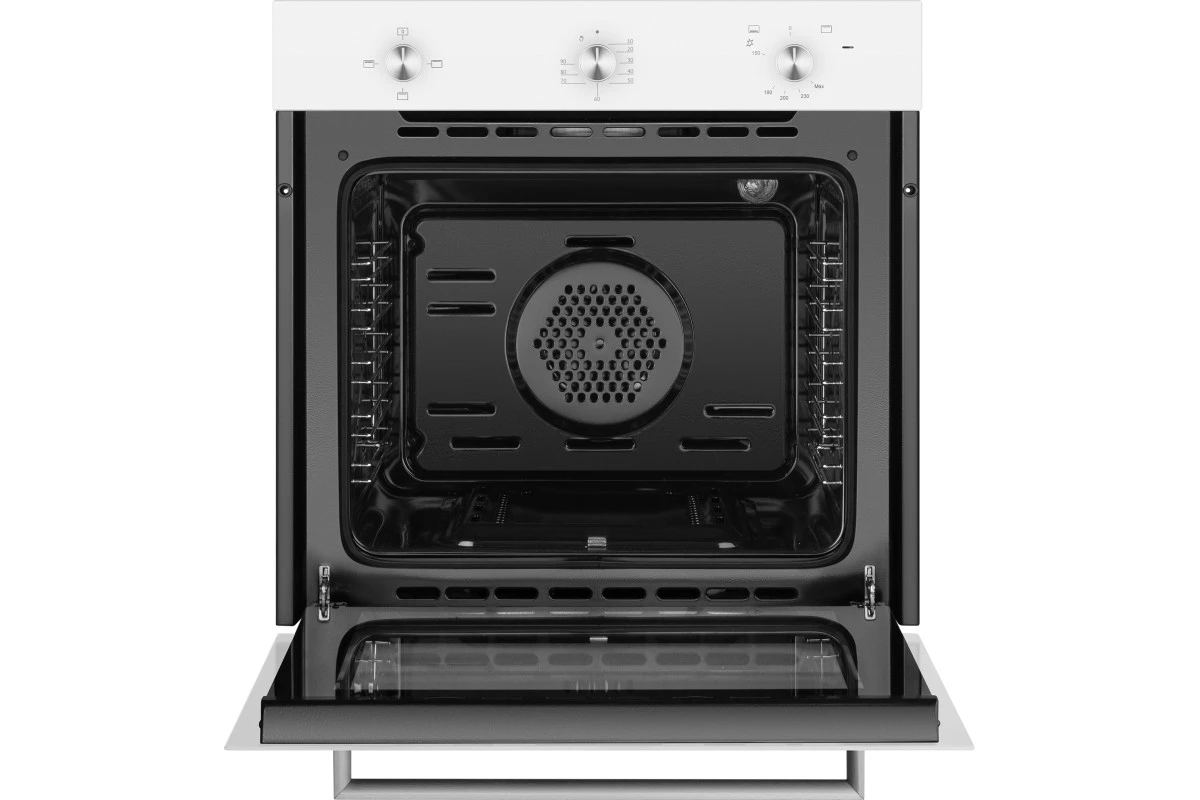 Духовой шкаф газовый Weissgauff WGO 702 WHITE GLASS