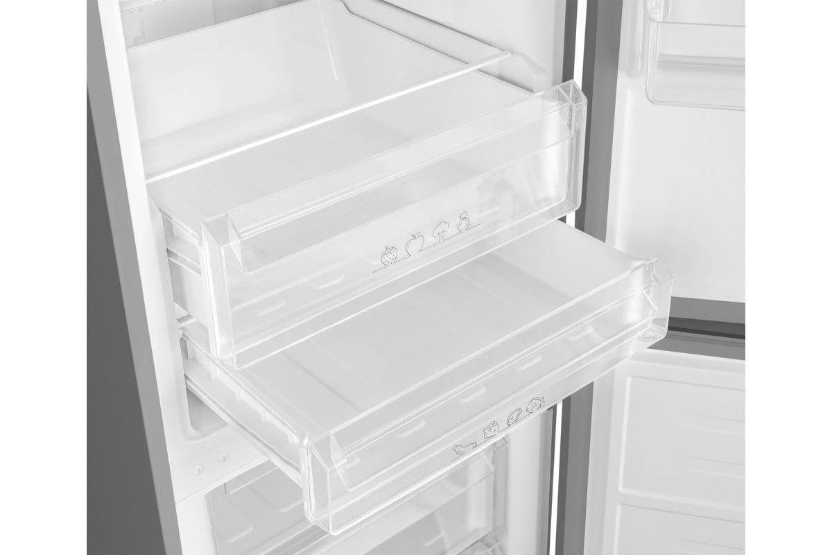 Отдельностоящий холодильник с инвертором Weissgauff WRK 185 Total NoFrost Inverter Inox