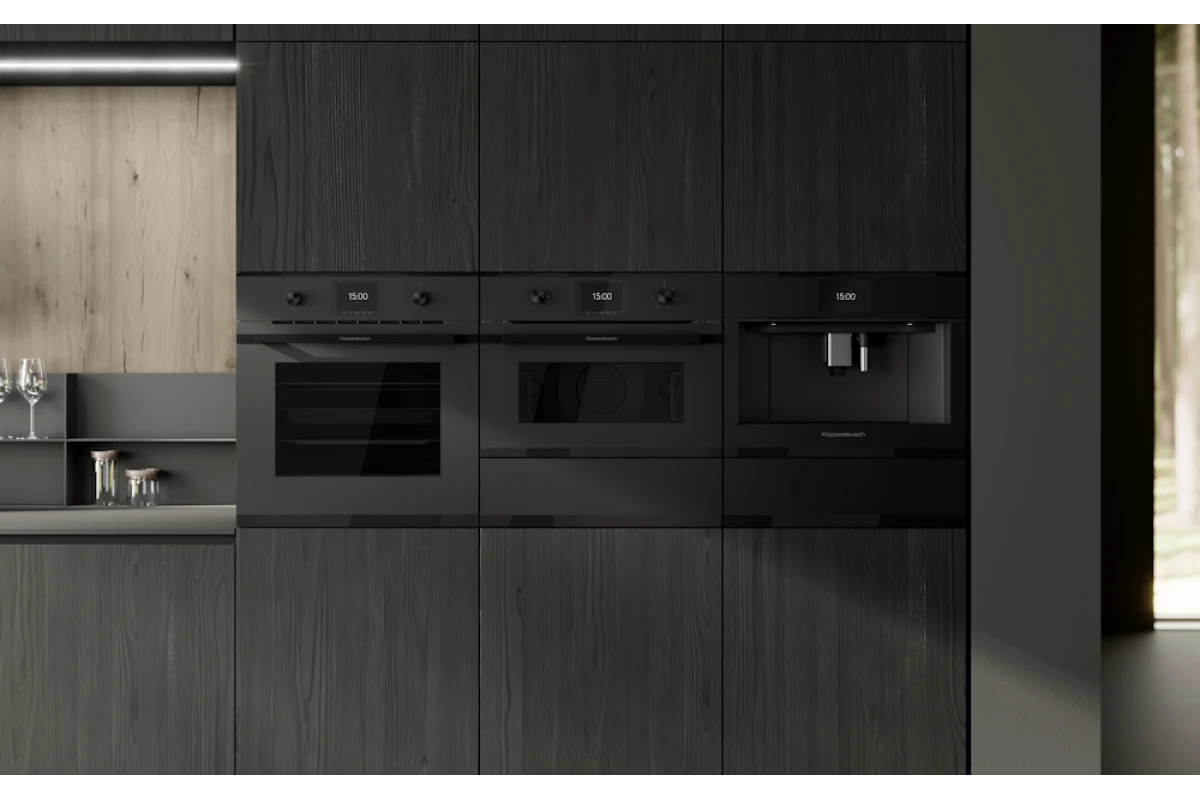 Компактный духовой шкаф с микроволнами Kuppersbusch CBM 6330.0 KSM6 MattBlack