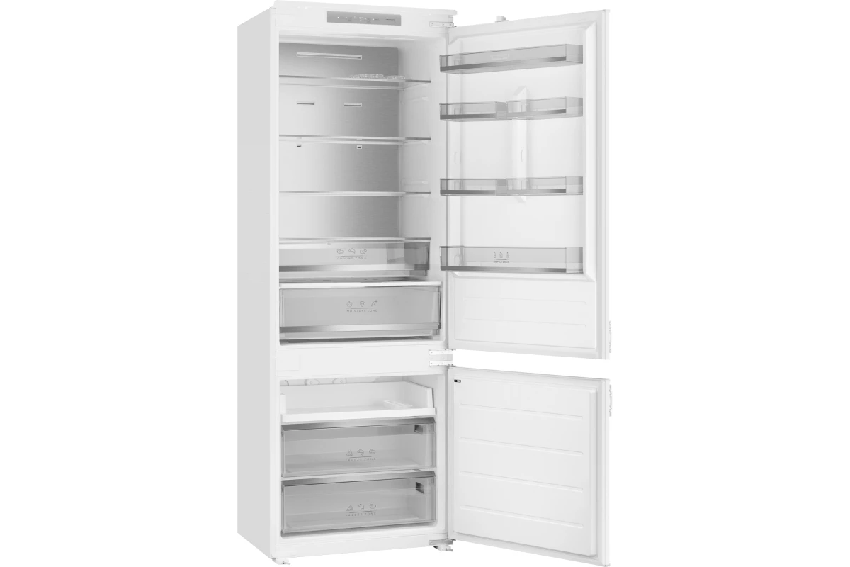 Встраиваемый холодильник с инвертором Weissgauff WRKI 1970 Total NoFrost Inverter Premium Ecofresh Inox