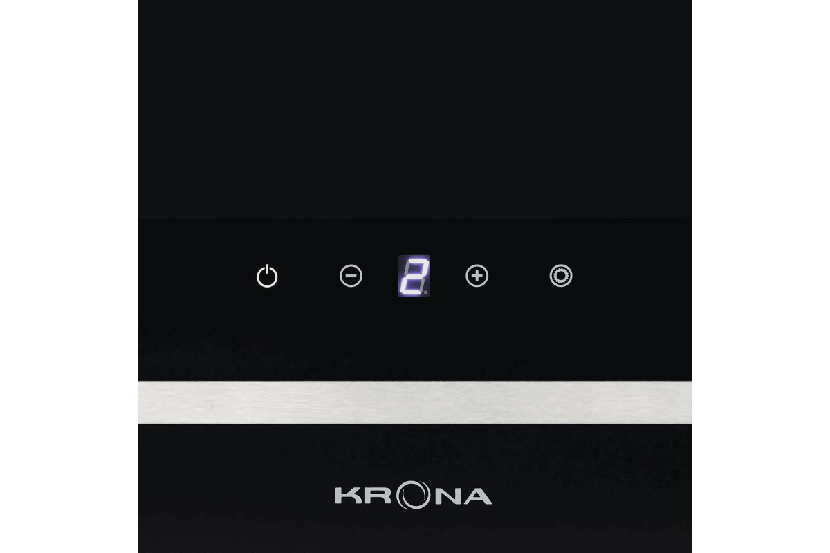 Вытяжка Krona DOMENIKA 600 BLACK/INOX S