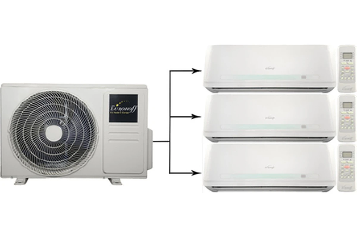 Мульти-сплит система Eurohoff SMART MULTI EMMULT-30/3/EMMULT-09*3 (2024)