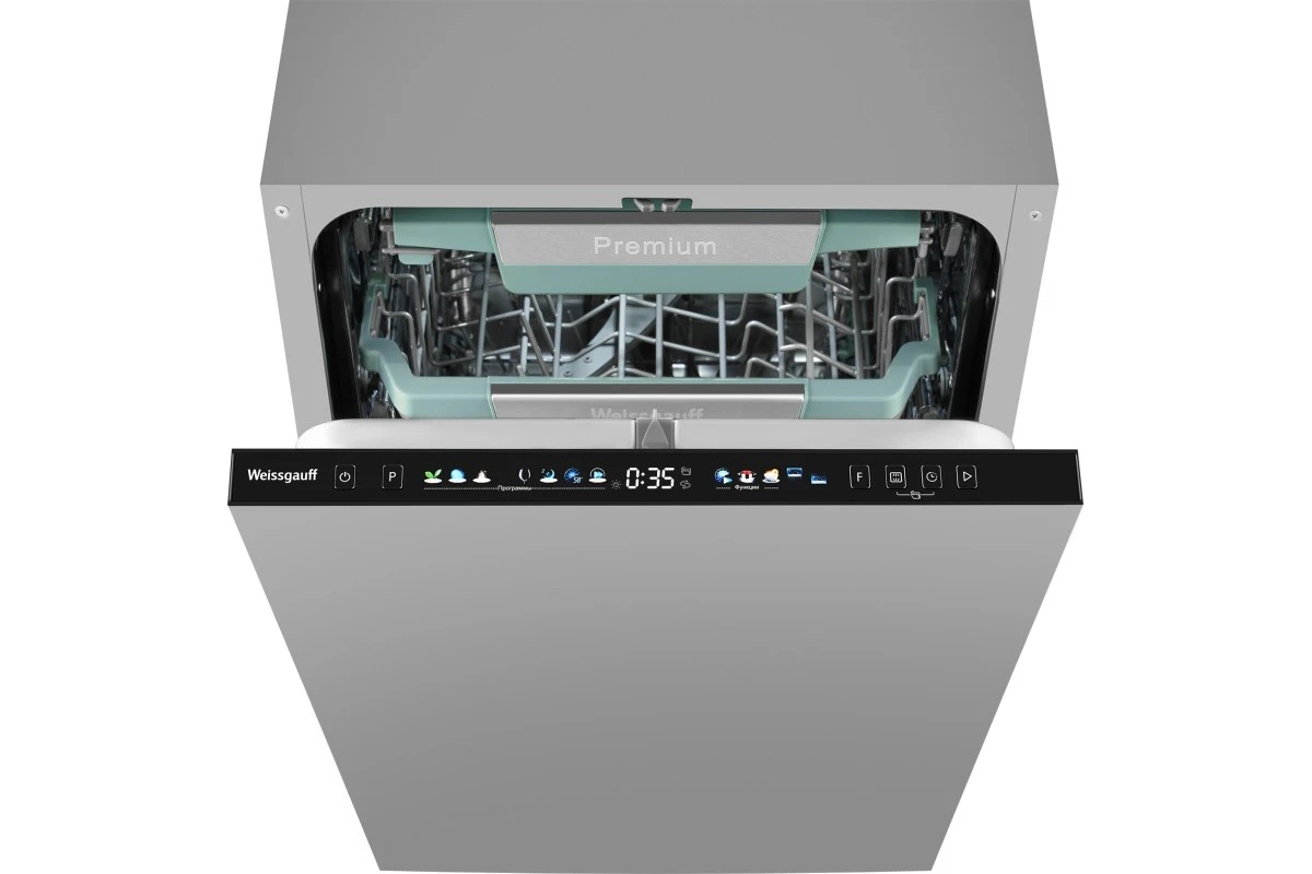 Встраиваемая посудомоечная машина Weissgauff BDW 4160 Ultra Real Autoopen Infolight