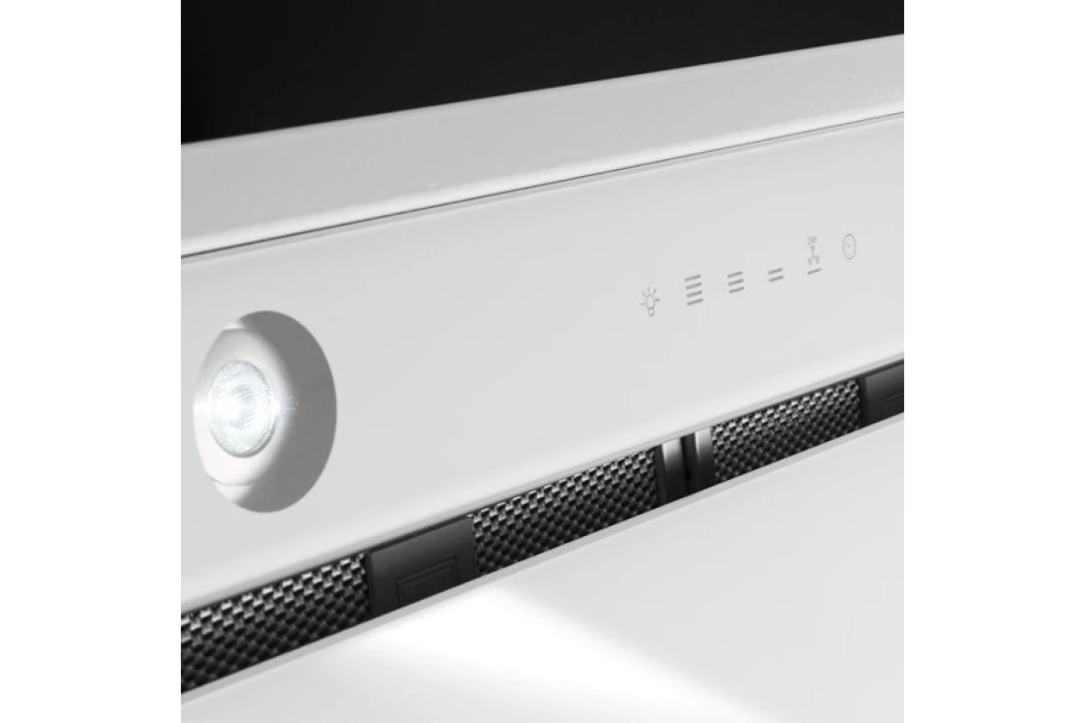 Вытяжка Falmec Design GRUPPO INCASSO MURANO 50 inox vetro bianco (800)
