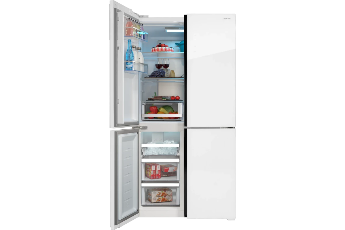 Холодильник Hiberg RFQ-555DX NFGW Inverter