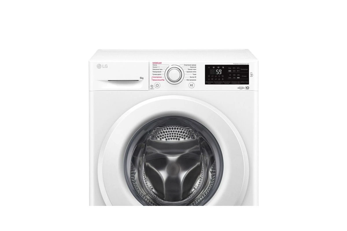 Узкая стиральная машина LG F2M5NS3W