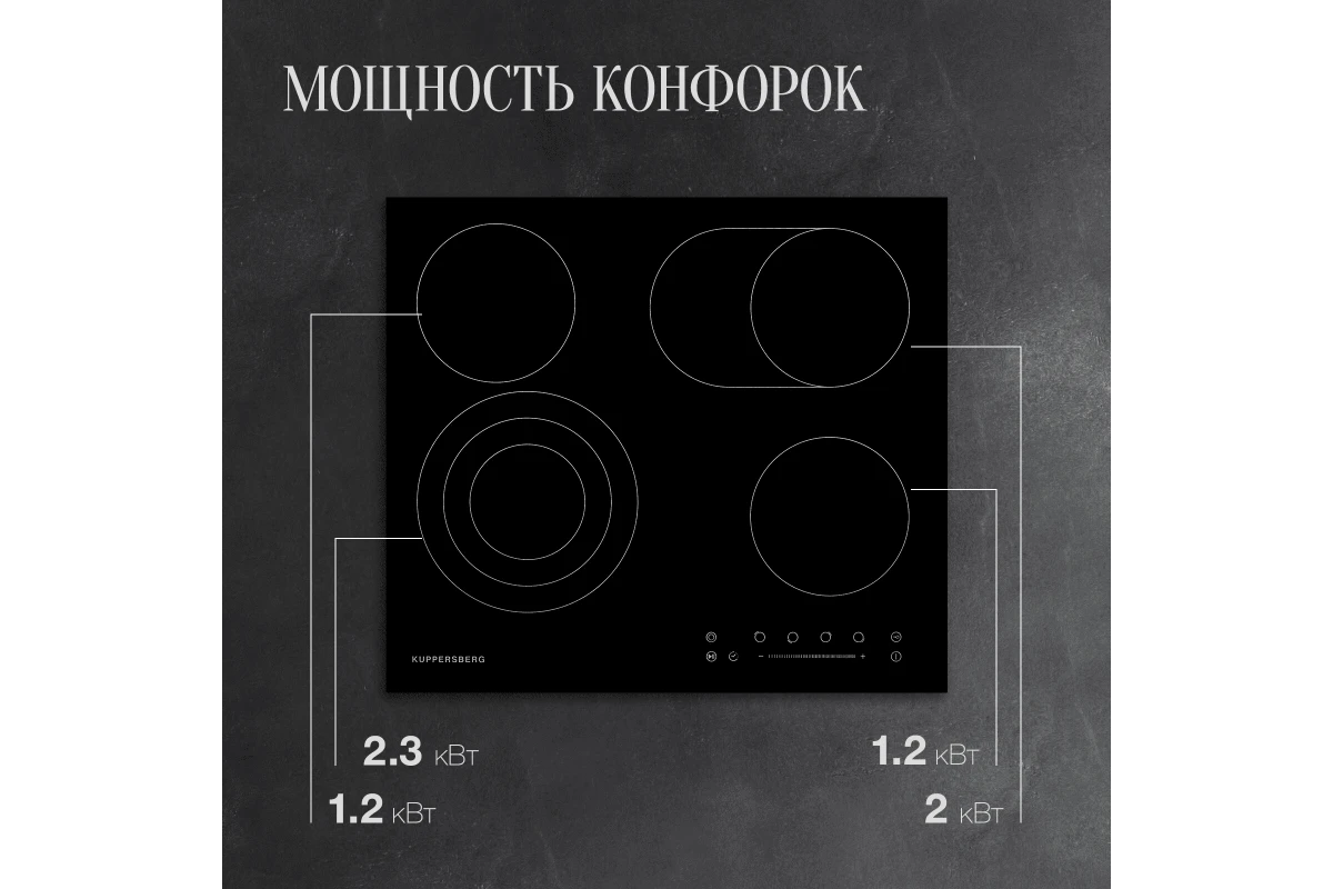 Варочная панель электрическая Kuppersberg ECS 623