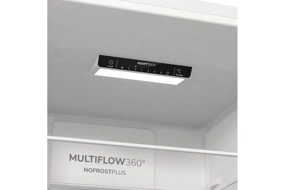 Отдельностоящий двухкамерный холодильник Gorenje NRK6201EW4
