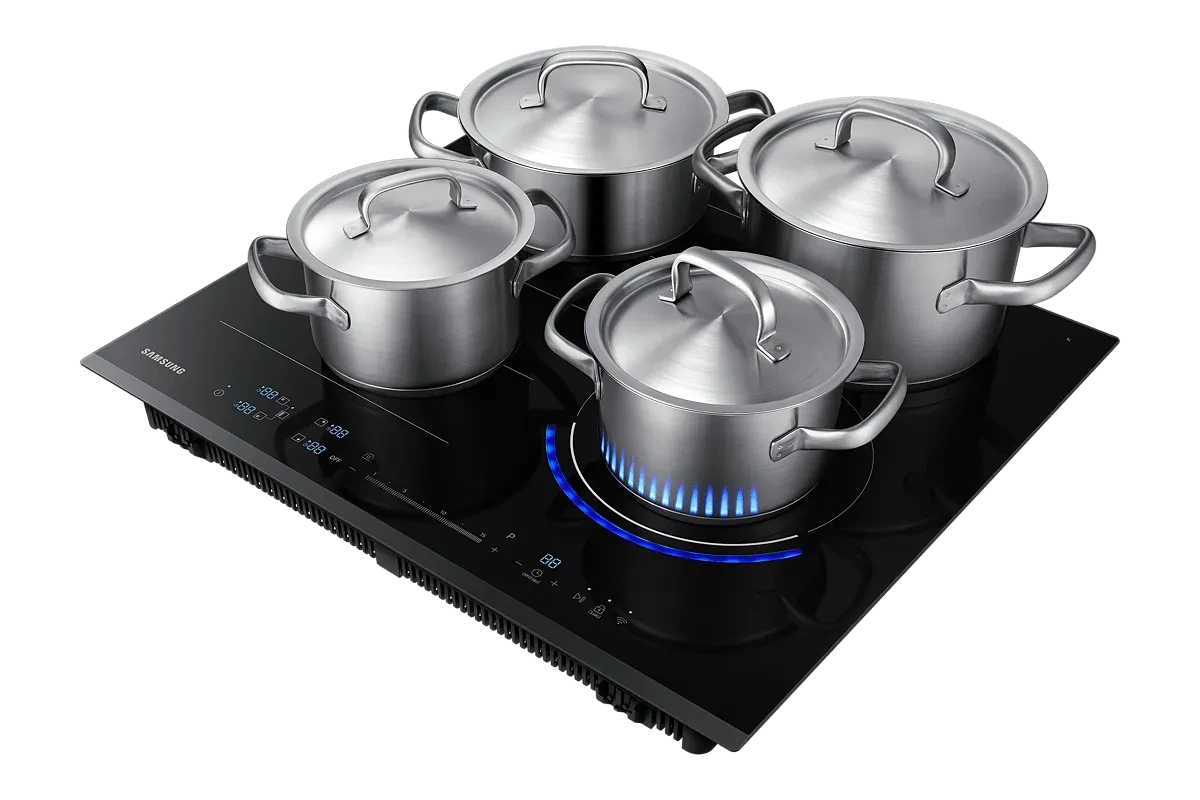 Индукционная панель Samsung NZ64R9777GK с технологией Virtual Flame™