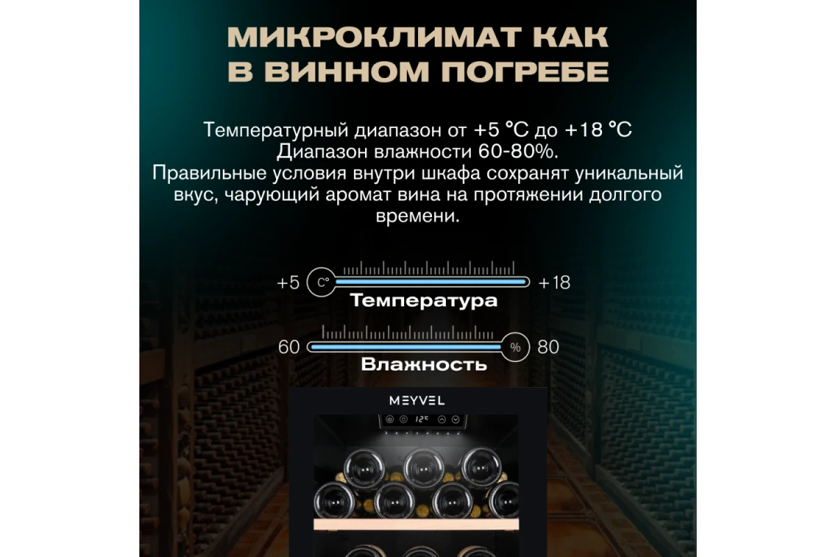 Винный шкаф Meyvel MV73-KBF2