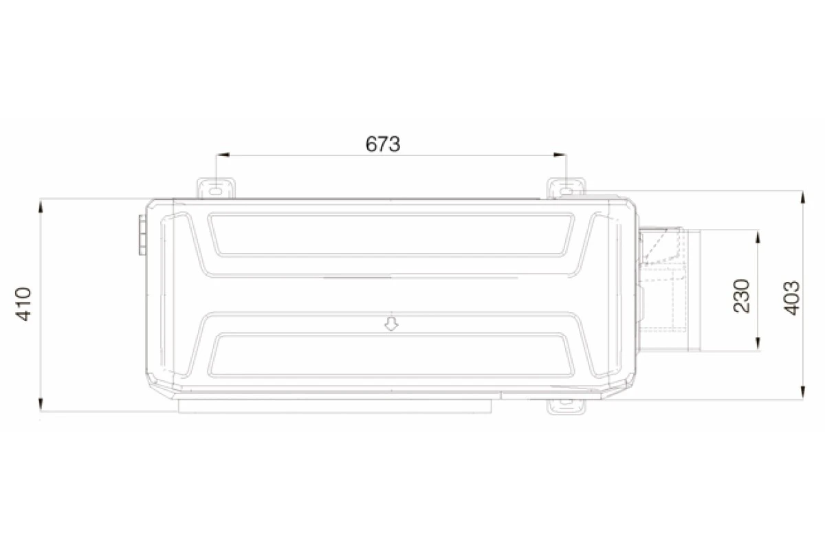Кассетный кондиционер Excon CR-01-1024