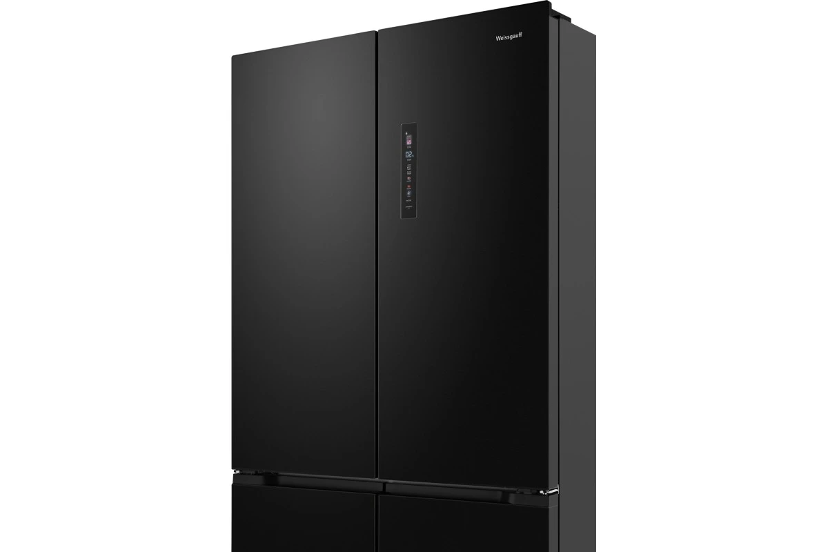 Отдельностоящий холодильник с инвертором Weissgauff WCD 510 Built-in Inverter NoFrost Dark Inox