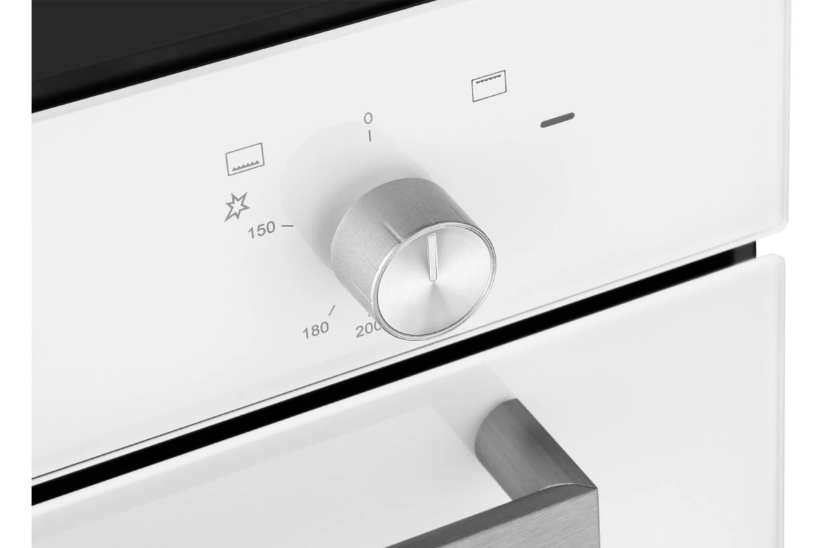 Духовой шкаф газовый Weissgauff WGO 702 WHITE GLASS