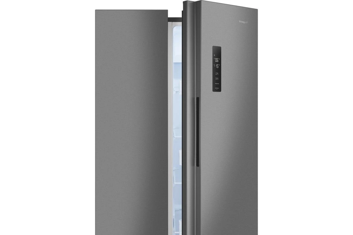 Отдельностоящий холодильник с инвертором Weissgauff WSBS 500 Inverter NoFrost Inox