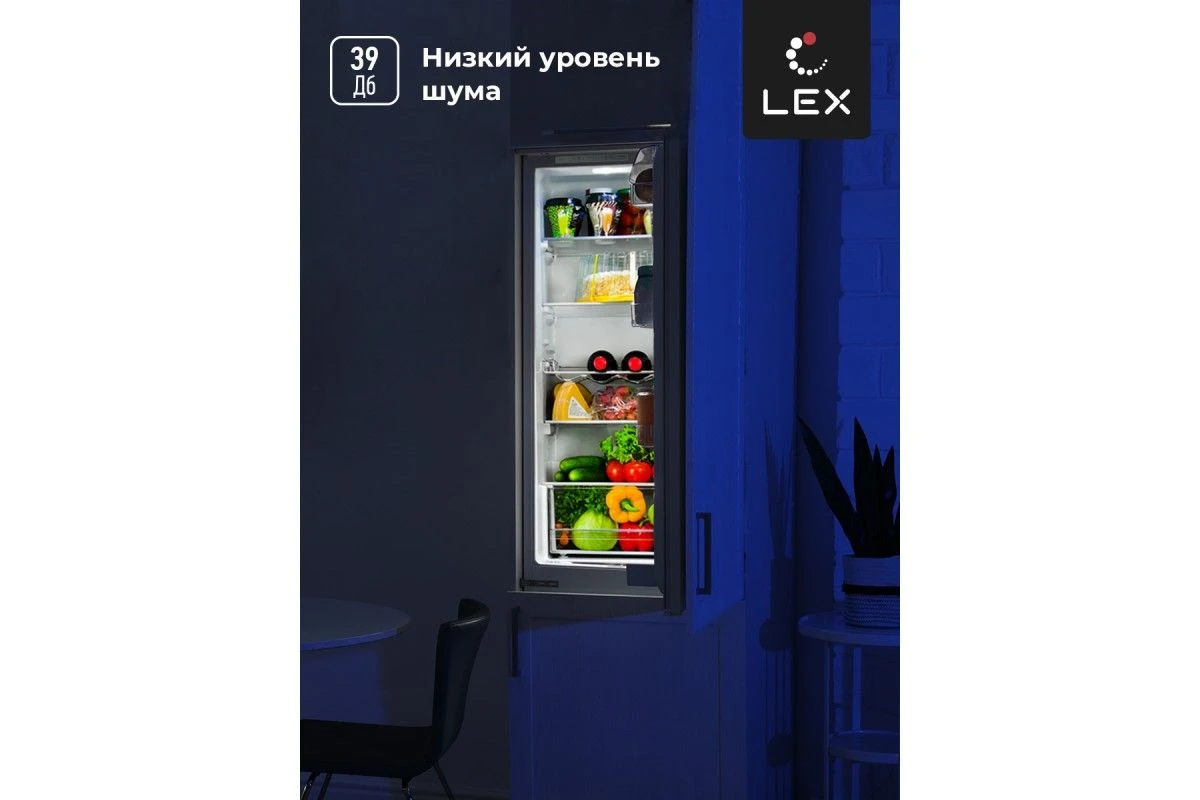 Встраиваемый двухкамерный холодильник LEX RBI 240.21 NF
