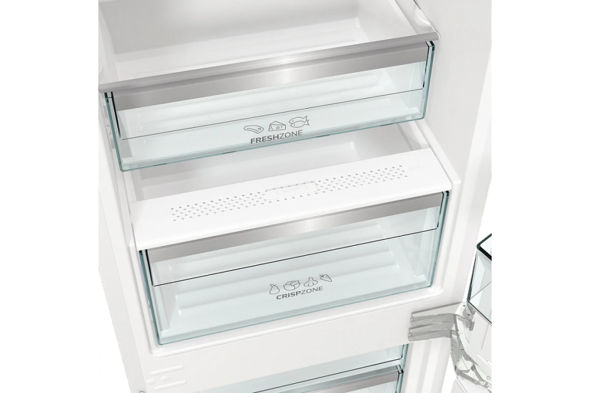 Встраиваемый двухкамерный холодильник Gorenje NRKI517E82WF