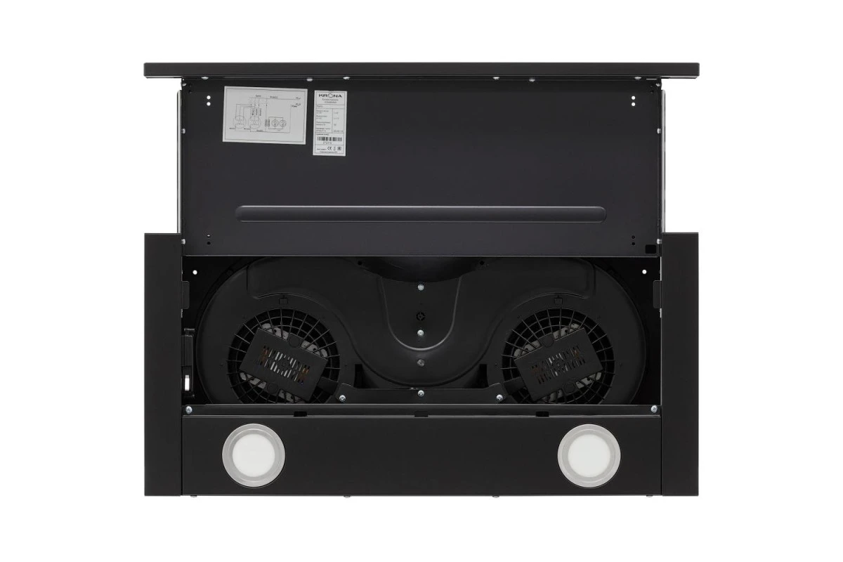 Встраиваемая вытяжка Krona KAMILLA T 600 BLACK (2 мотора)