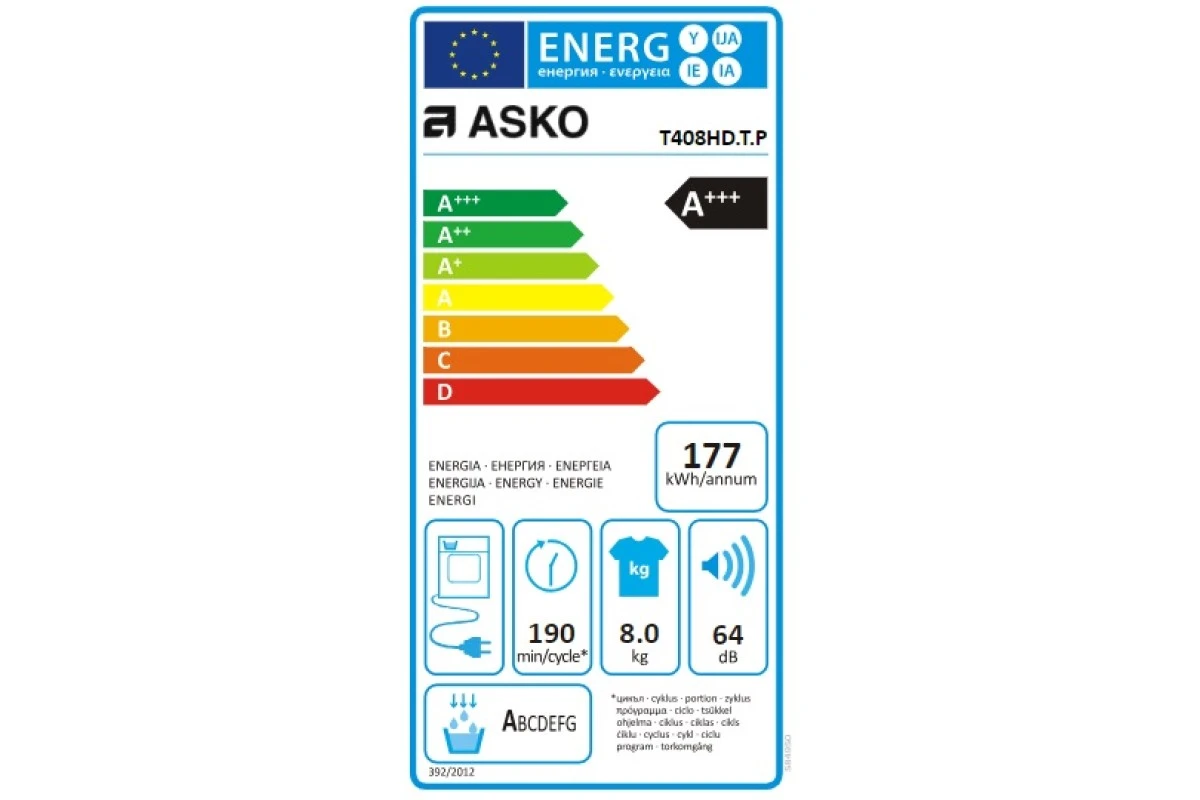 Сушильная машина Asko T408HD.T.P