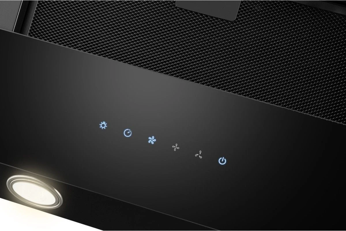 Каминная вытяжка Weissgauff Yota 606 touch black glass