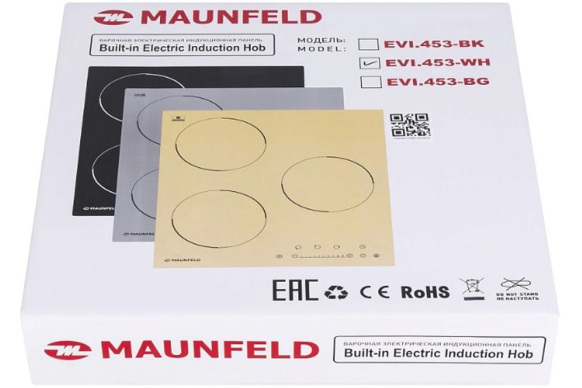 Индукционная варочная панель Maunfeld EVI.453-WH