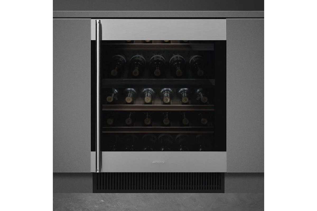 Встраиваемый холодильный шкаф для вина Smeg CVI338RX3