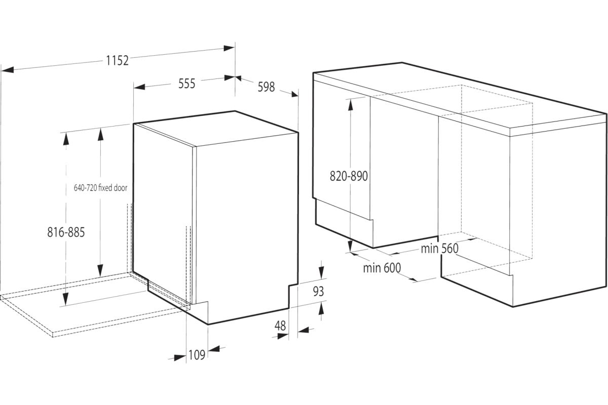 Посудомоечная машина Hisense HV643E90