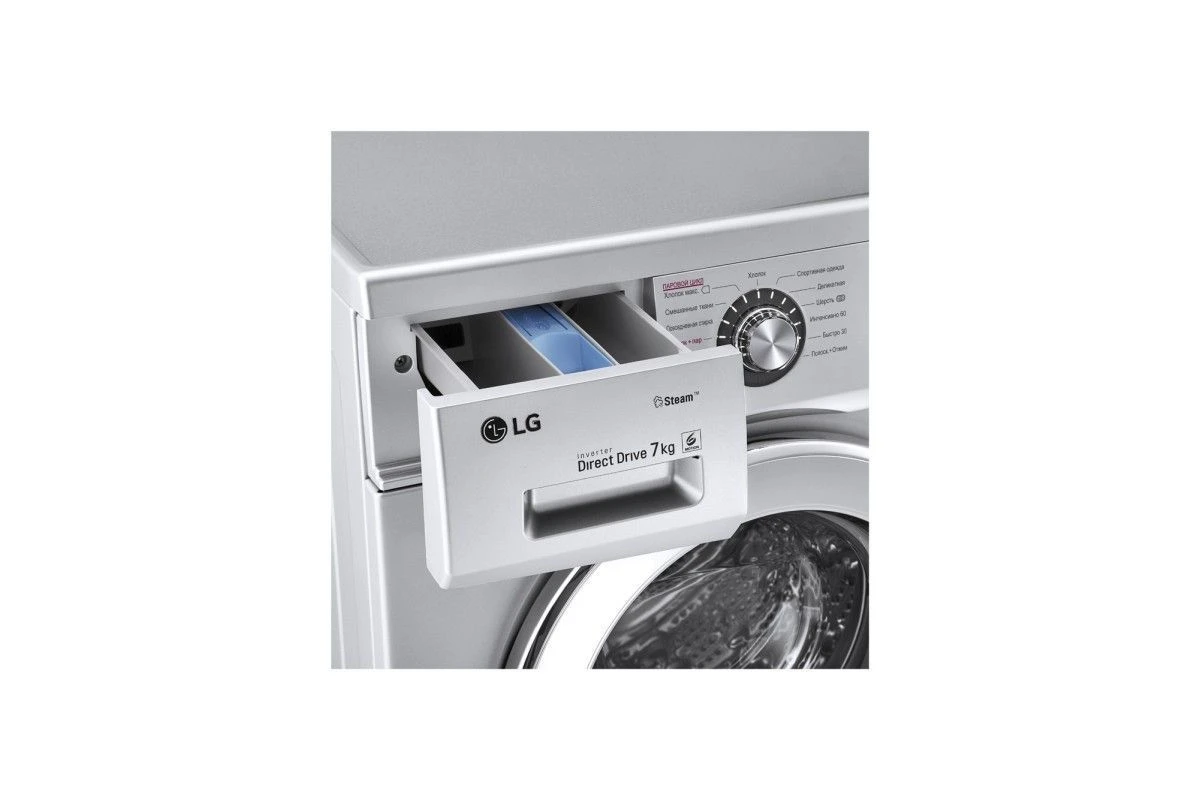 Узкая стиральная машина LG F1296HDS4
