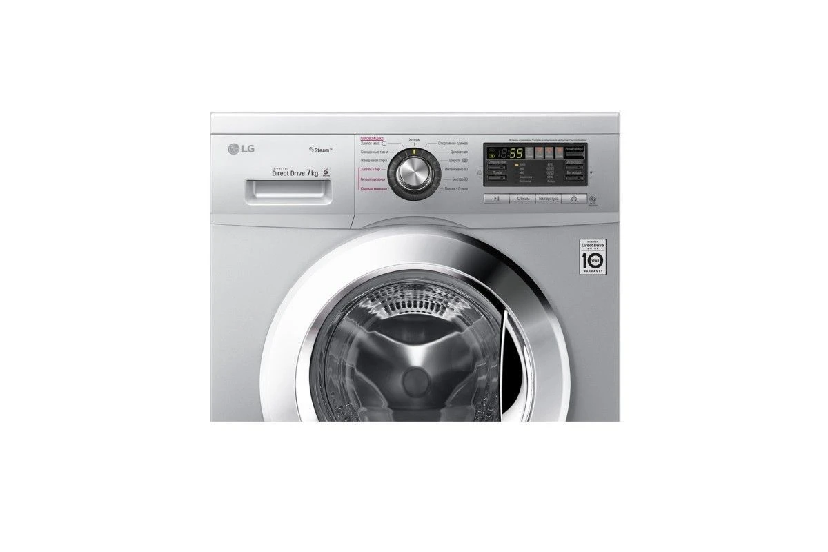 Узкая стиральная машина LG F1296HDS4