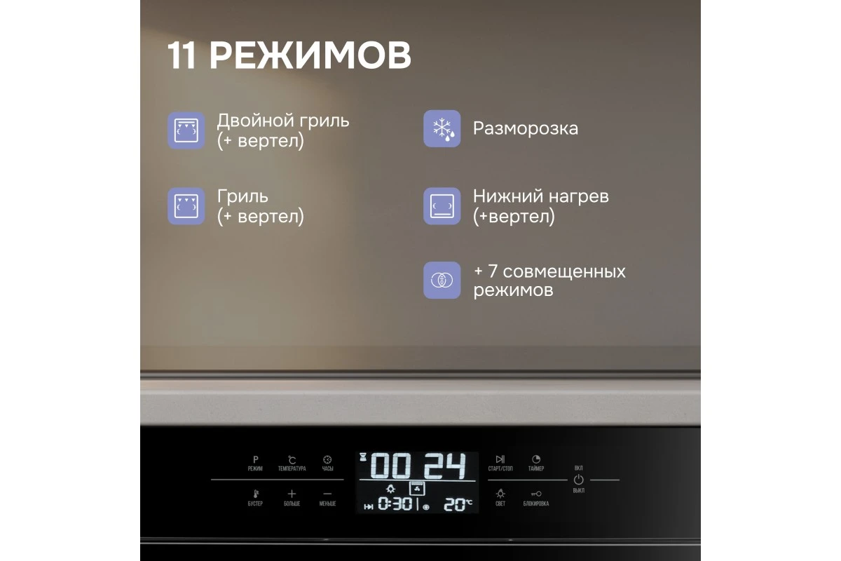 Электрический духовой шкаф Zigmund & Shtain EN 117.921 B