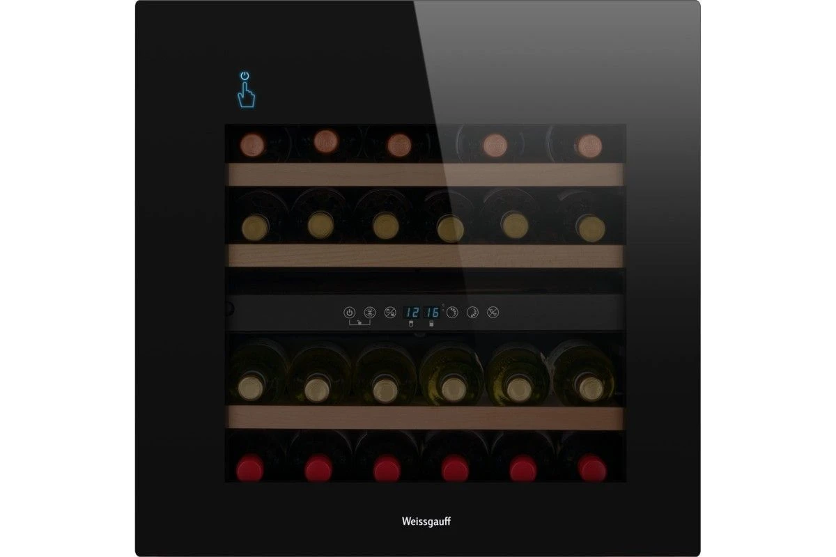 Встраиваемый винный холодильник Weissgauff WWCI-36 DB Dual Zone