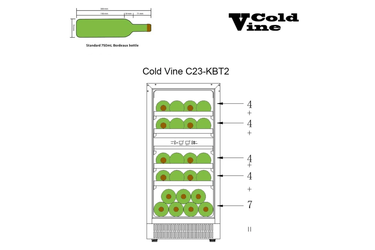 Винный шкаф Cold Vine C23-KBT2
