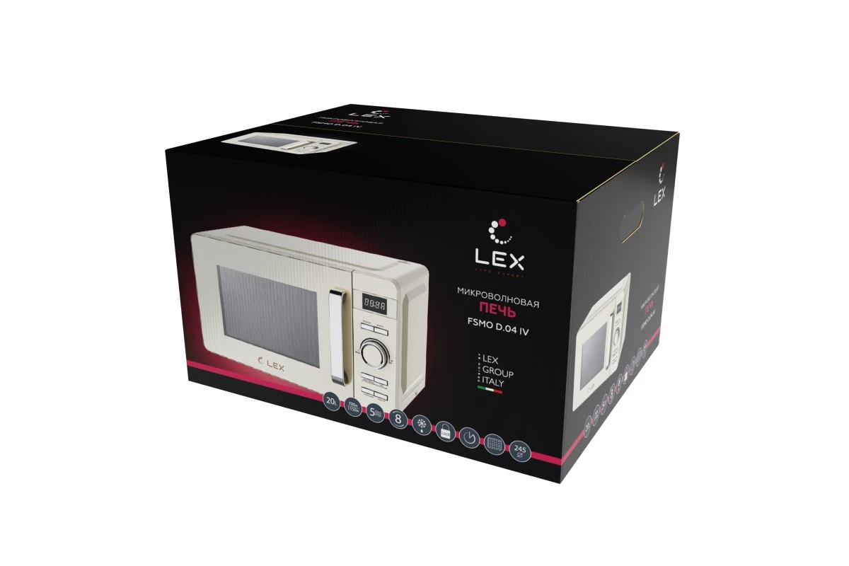 Отдельностоящая микроволновая печь LEX FSMO D.04 IV