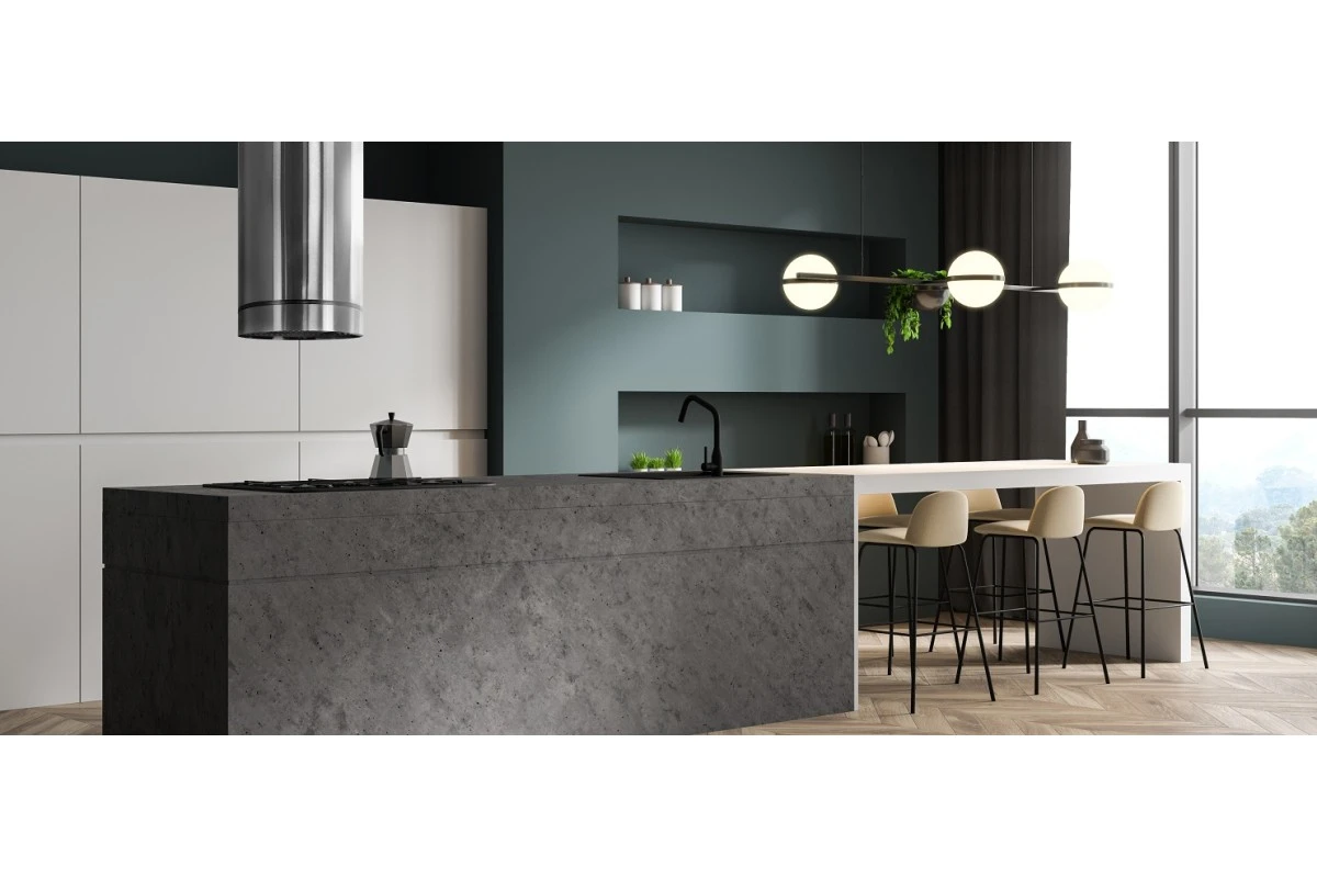 Островная кухонная вытяжка LEX Tubo Isola 350 Inox