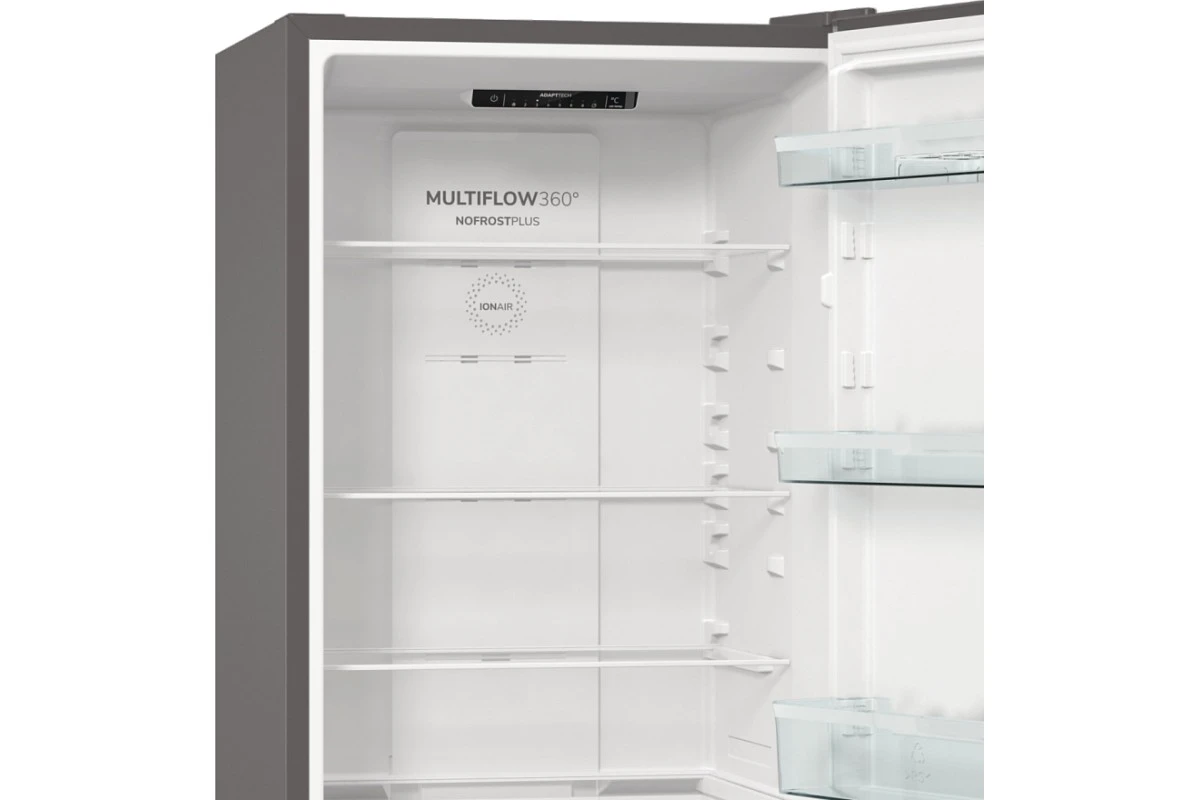 Отдельностоящий двухкамерный холодильник Gorenje NRKE62XL