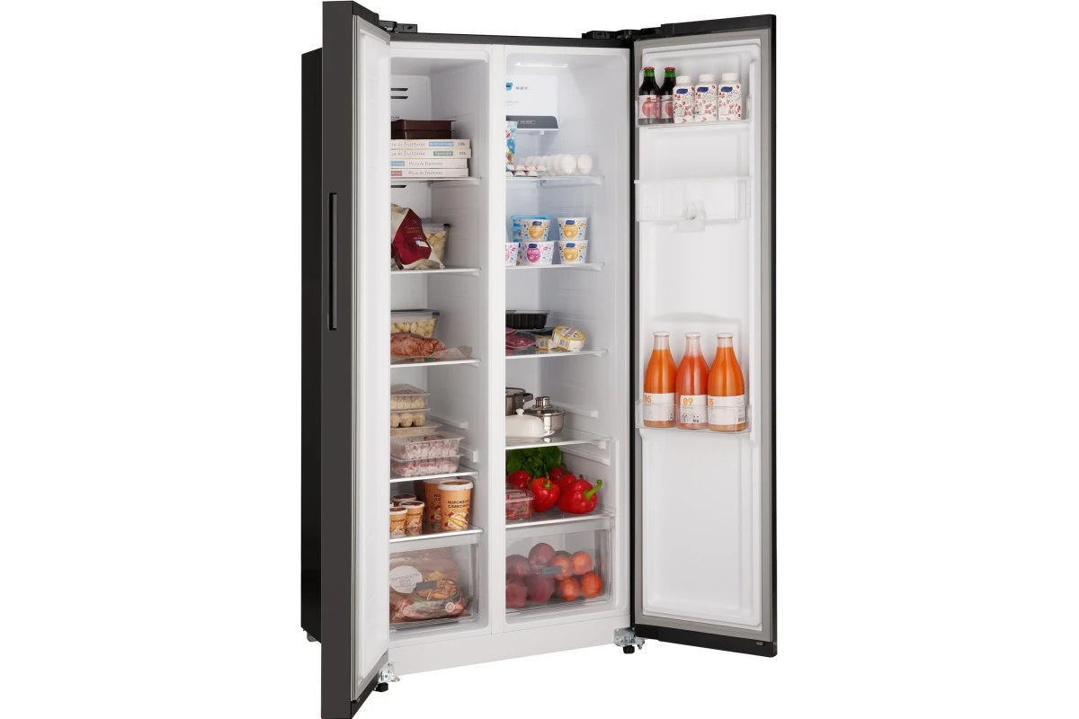 Отдельностоящий холодильник с инвертором и подачей воды Weissgauff WSBS 600 B NoFrost Inverter Water Dispenser