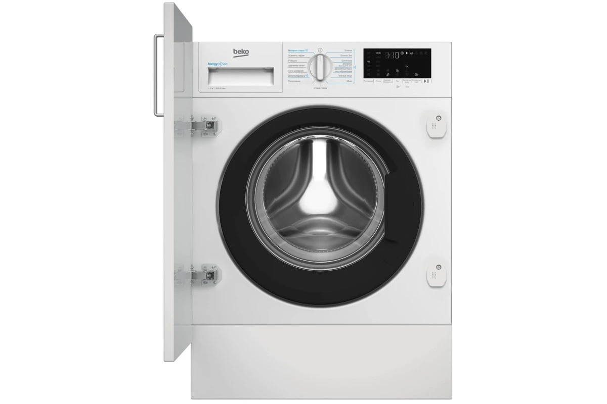 Встраиваемая стиральная машина Beko BI3WBT8721 W, белая