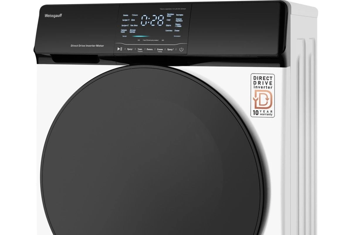 Стиральная машина с прямым приводом и инвертором Weissgauff WM 4926 Direct Drive Inverter Premium