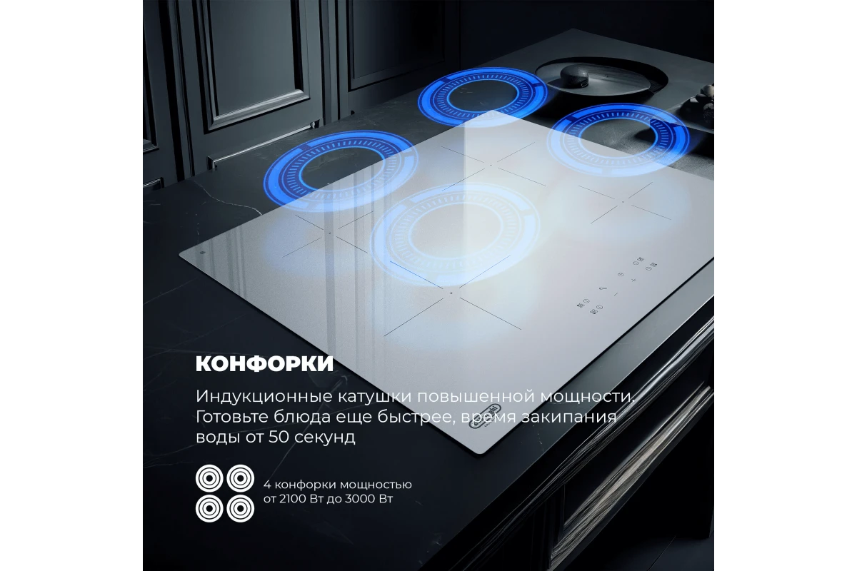 Индукционная варочная панель DeLonghi PIB 62 RUS
